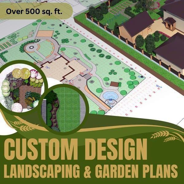 Landscape and garden design plans